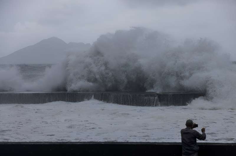 Haikui is the first typhoon to make landfall in Taiwan in four years