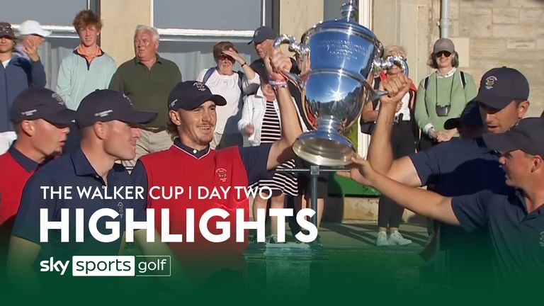 Highlights from day two of The Walker Cup at St Andrews