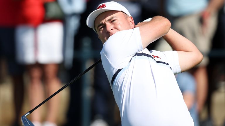 John Gough of England won both his matches on Saturday