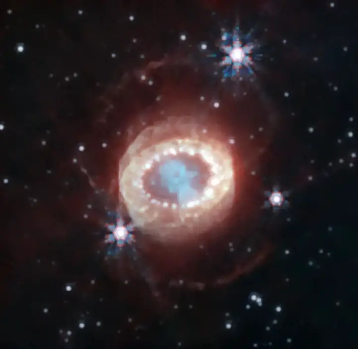 Supernova 1987A (Webb NIRCam Image)