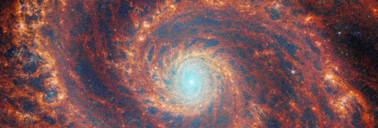 Webb Space Telescope Captures a Cosmic Whirlpool