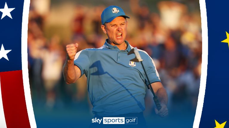 ‘What a day!’ | Justin Rose sinks pressure putt on 18th to deny USA a win! | Video | Watch TV Show