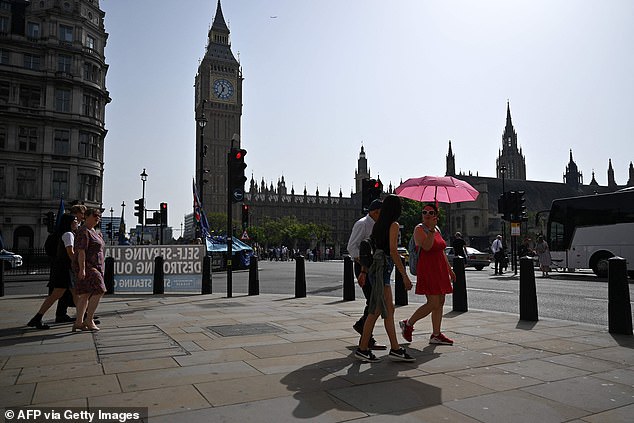 Whitehall staff shun the office as it emerges 80% of civil servants from three major departments worked from home during hot spell