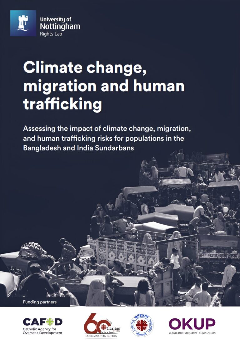 Climate-change-induced migration increases the risk of human trafficking and modern slavery, report finds