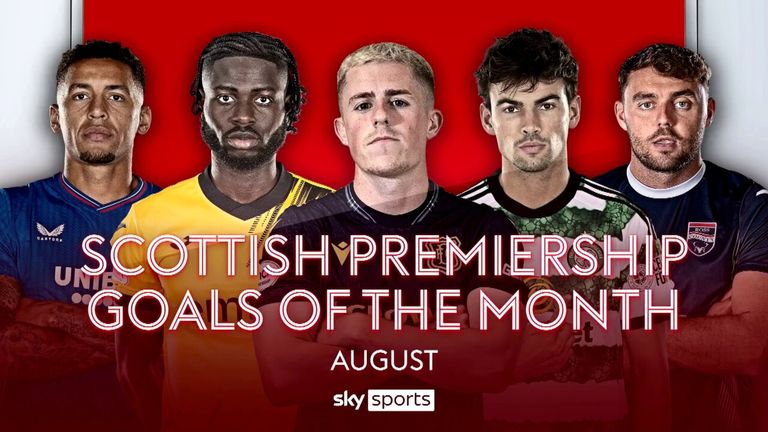 Scottish Premiership goals of the month: August