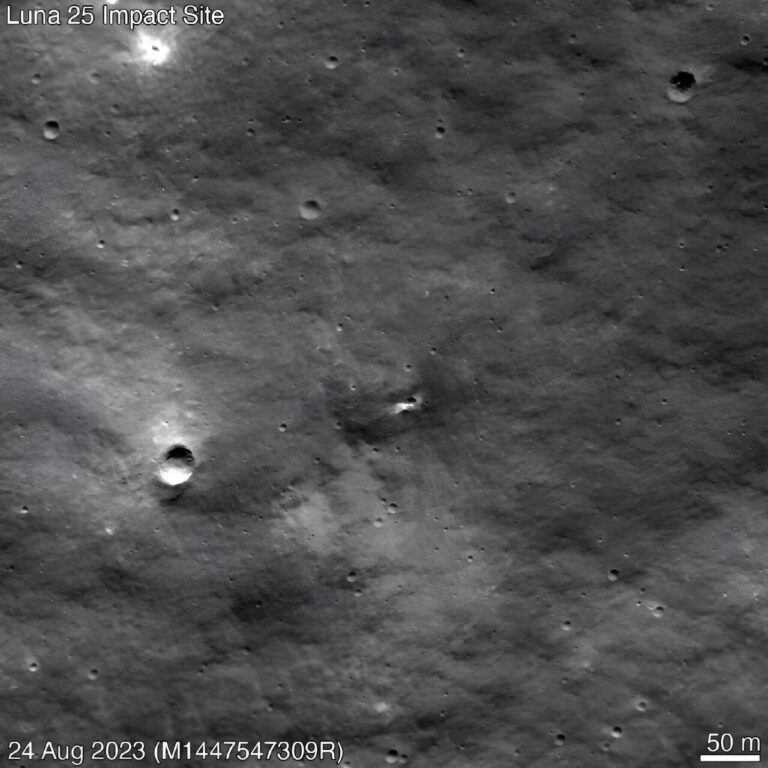 NASA spots new Moon crater, likely caused by crashed Russian probe