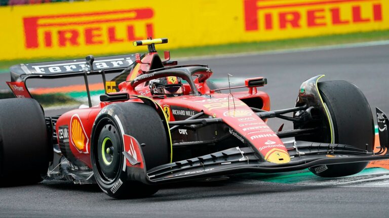 Italian GP: Carlos Sainz fastest from Lando Norris in tightly-packed Monza practice, with Lewis Hamilton only 17th