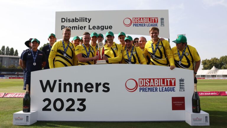 Disability Premier League trophy: Callum Flynn and George Greenway lead Hawks to victory | Cricket News