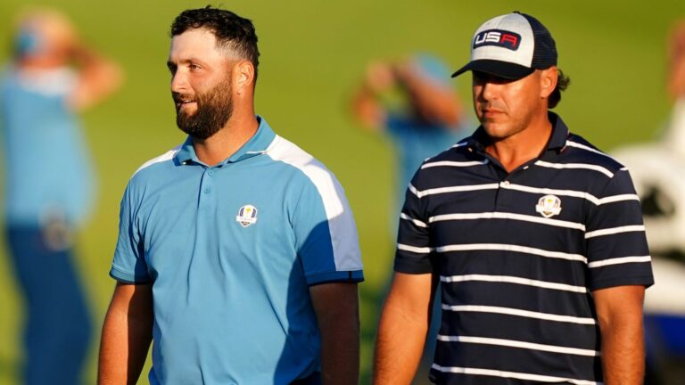 Ryder Cup: Brooks Koepka hits out at ‘child’ Jon Rahm after dominant opening day for Team Europe | Golf News