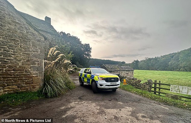 Mr Renwick revealed that even his own brother rushed to his home to find the truth. Pictured: Police at his home