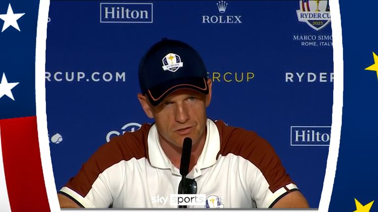 Team Europe captain Luke Donald weighs in on the cap drama that unfolded on the 18th and insists players shouldn't be paid to play in the Ryder Cup. 