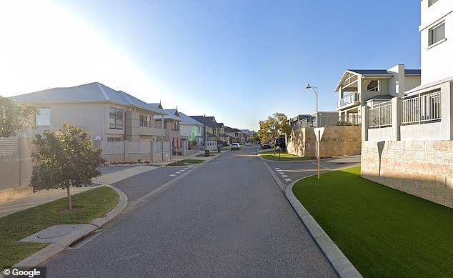 The frenzied attack happened outside Mr D'Ascenzo's Newark Turn property in the beachside suburb of North Coogee