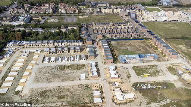 The properties - made up of three, four and five bedroomed homes - have been sealed off inside a demolition zone as bulldozers prepare to move in