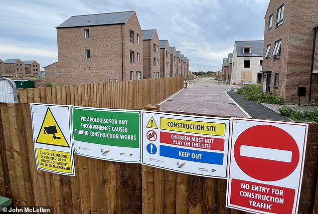 Building control officials are said to be investigating reports of 'cracks and subsidence in some of the slightly older properties'