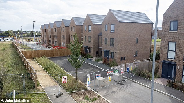 Barratt David Wilson (BDW) told residents that work was immediately halted on the site after 'early signs of foundations stress' was discovered in 'a small number of properties' during regular quality checks