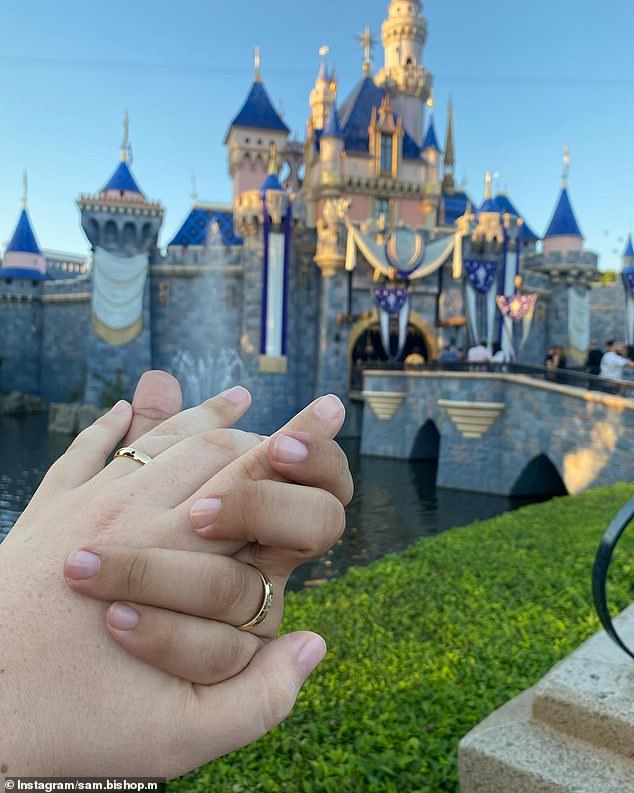 Toward the end of the video the camera points at the Sleeping Beauty Castle which has been at the center of the California theme park since 1955