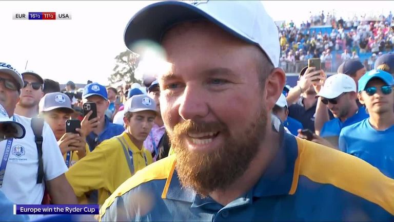 Shane Lowry reflects on his tie against Jordan Spieth and what it took from Team Europe to get the victory at the Ryder Cup.