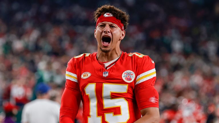 Kansas City Chiefs quarterback Patrick Mahomes reached 200 touchdown passes on Sunday