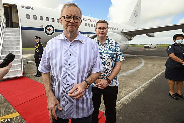 Prime Minister Anthony Albanese attending the Pacific Islands Forum in Suva, Fiji, last year. Australia sent almost $170 million in official development assistance aid to Fiji in 2021-22