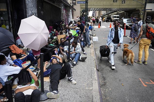 As the city ran out of space, landmarks like The Roosevelt Hotel have been turned into emergency shelters