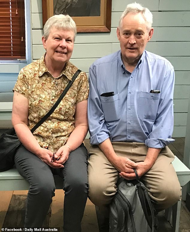 Heather Wilkinson (left) died from mushroom poisoning it has been revealed as her husband, Pastor Ian Wilkinson (right) was released from hospital nine weeks after the fatal lunch