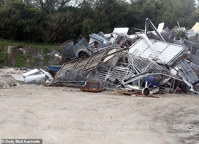 Police retrieved a mushroom dehydrator dumped at the local tip (above) by Erin Patterson, but would have taken items and utensils from her home and forensically tested kitchen surfaces