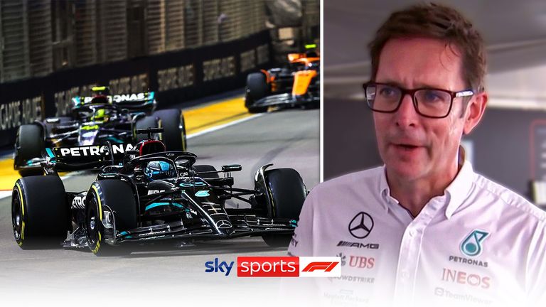 Mercedes engineer Andrew Shovlin shares his view on whether Lewis Hamilton would have won the Singapore GP had he been in front of team-mate George Russell