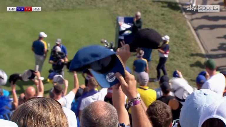 Fans boo and wave caps at Patrick Cantlay on Ryder Cup first tee | Video | Watch TV Show