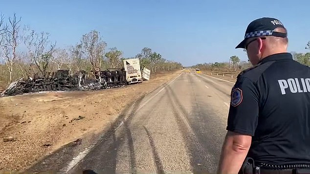 Grim task for investigators of car crash that killed six on Stuart Highway near Pine Creek