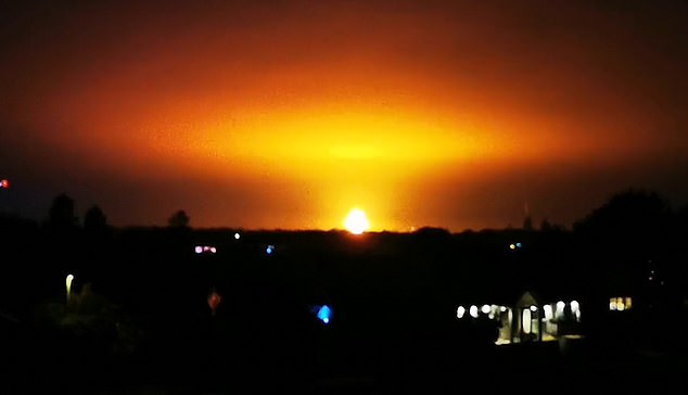 Oxford rocked by huge explosion that sent fireball into the sky after ‘lightning strike causes object to combust’