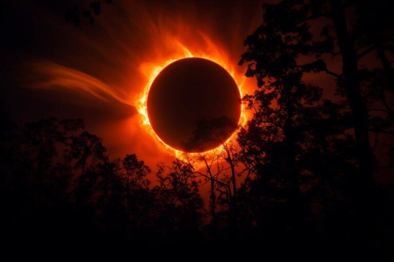 “Ring of Fire” Solar Eclipse + Moon, Jupiter, Saturn, and Venus