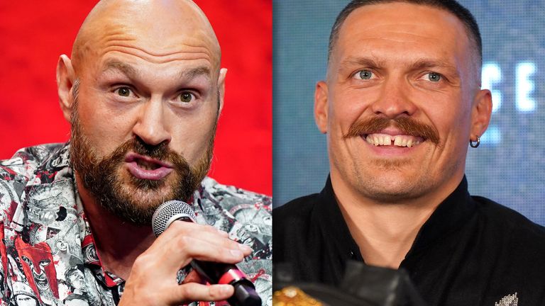 Tyson Fury and Oleksandr Usyk