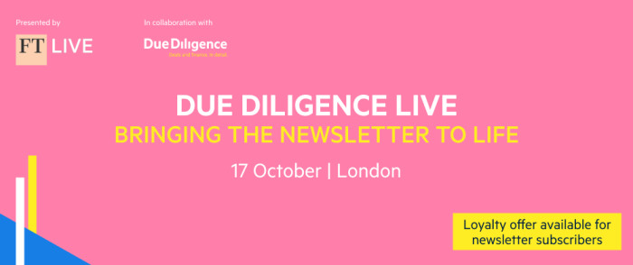 Due Diligence Live ad 