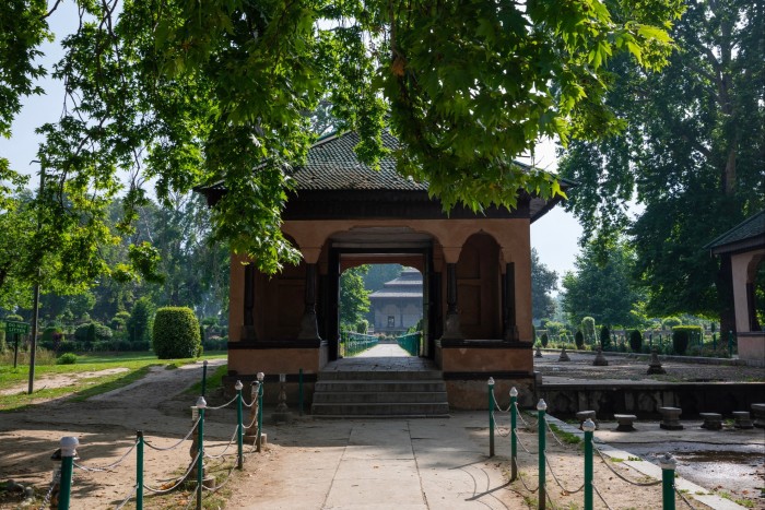 The Shalimar Bagh Mughal garden in Srinagar