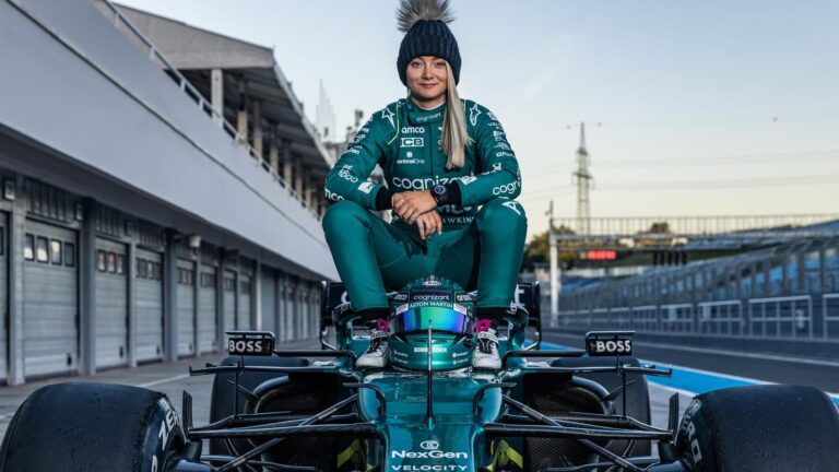 Jessica Hawkins on impact of F1 test for Aston Martin as she hopes to inspire women into Formula 1