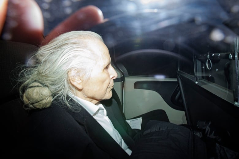 Peter Nygard is driven from a Toronto court on Oct. 24, 2023, after hearing testimony in the former fashion mogul’s sexual assault trial.