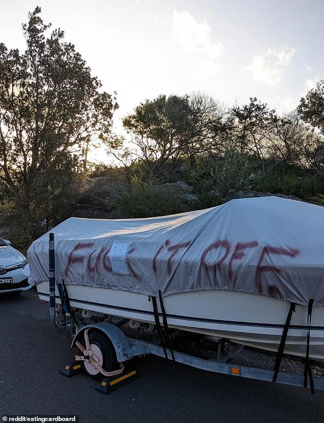 Why neighbours are at war in one of Sydney’s richest suburbs – as dispute over boat parked on street turns ugly