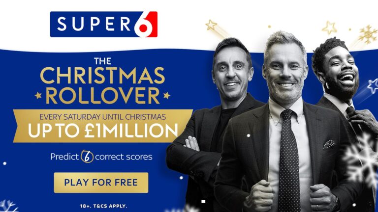 The Super 6 Christmas Rollover: Win up to £1,000,000 just before Christmas! | Football News