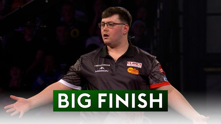 Dylan Slevin hit this sensational 167 checkout during his first round defeat at the Worlds