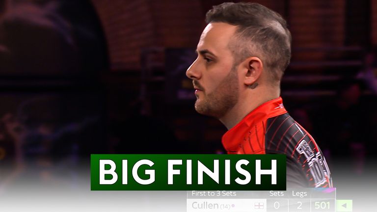 Cullen smashed in this 160 checkout against Penhall