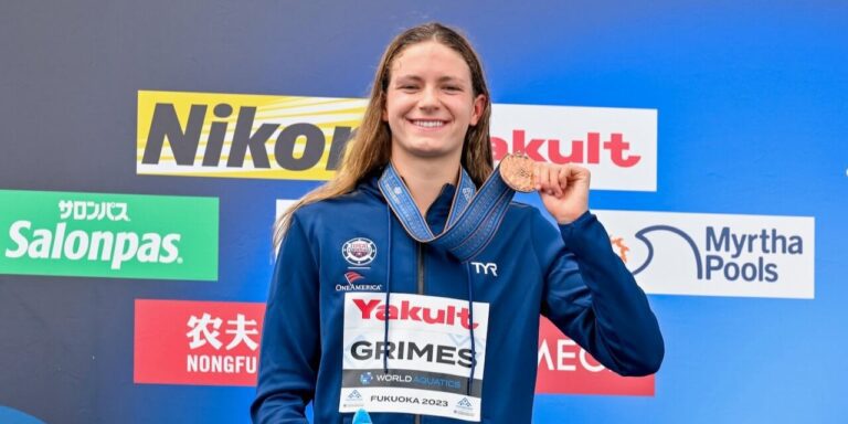 Katie Grimes, a two-time Olympian at 17, is U.S. swimming’s rising new star