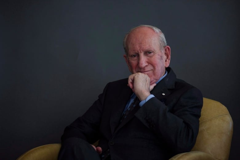 Canadian menswear titan Harry Rosen poses for a portrait inside his office on Wednesday, October 19, 2016 in Toronto.