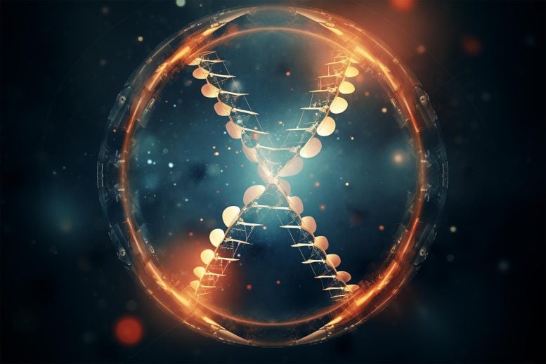 Retrotransposon Circular DNA Art