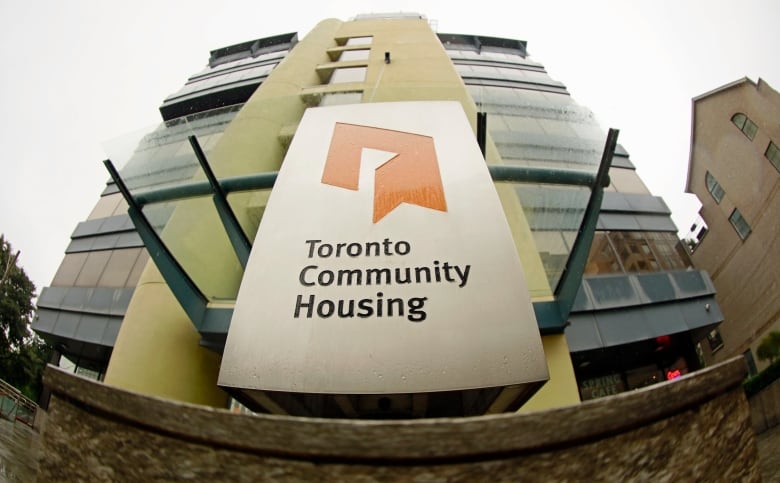 The Toronto Community Housing sign.