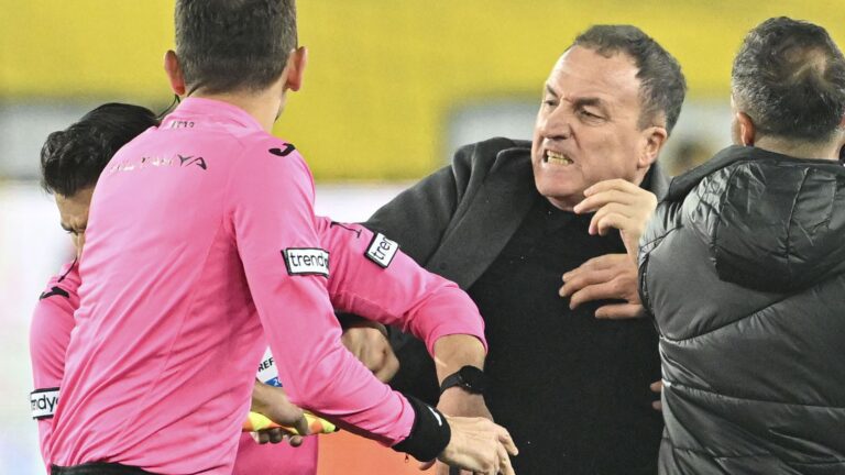 Ankaragucu president punches referee: Two detained as Turkish Super Lig game descends into chaos after full-time | Football News