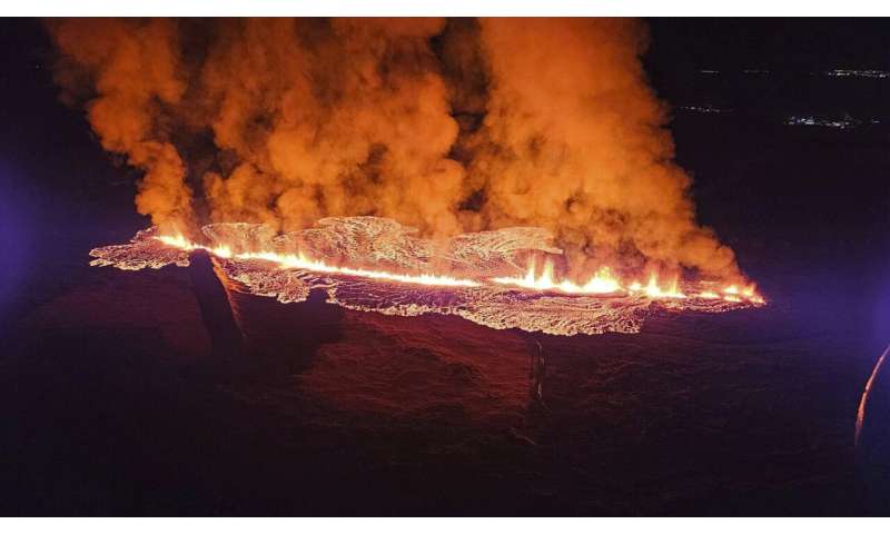 Iceland faces daunting period after lava from volcano destroys homes in fishing town, president says