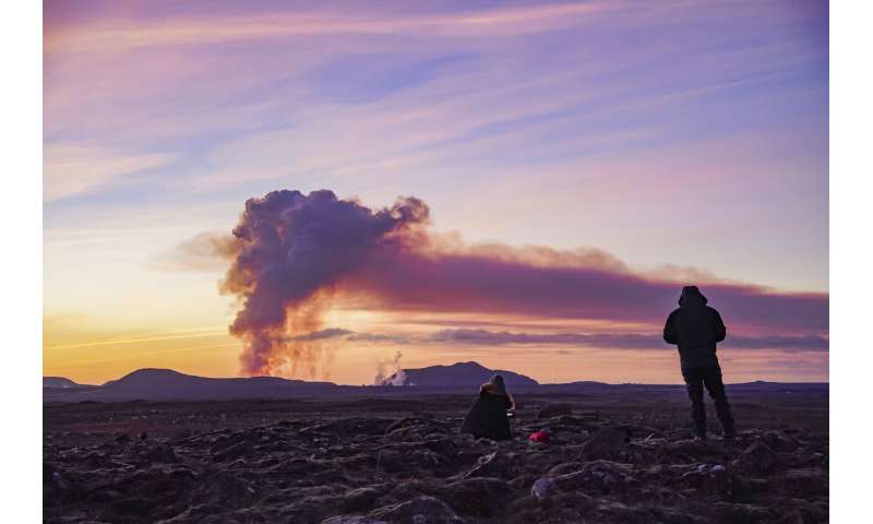 Iceland faces daunting period after lava from volcano destroys homes in fishing town, president says