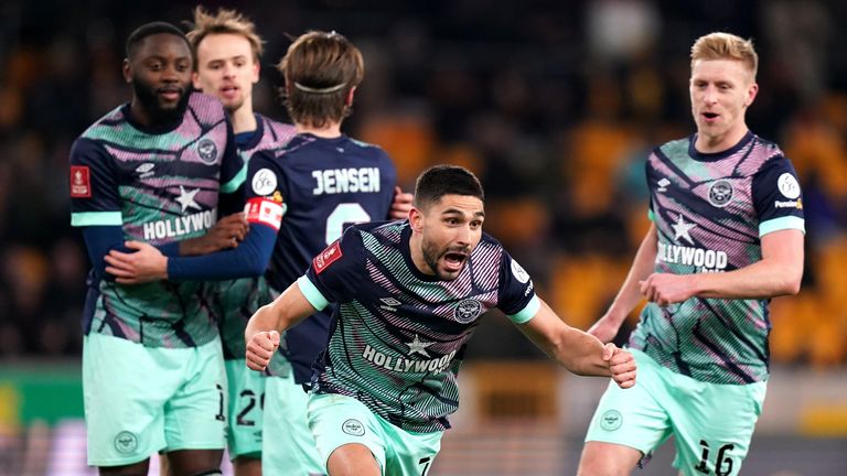 Neal Maupay&#39;s fourth goal since re-joining Brentford in September put them 2-1 in front