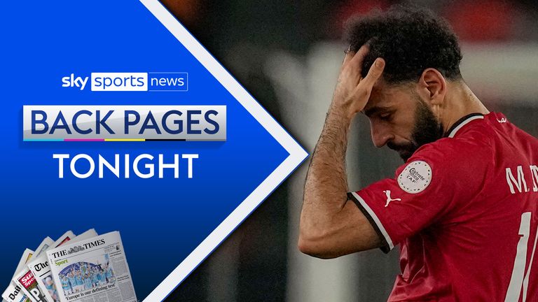 Back Pages: Could Mohamed Salah’s AFCON injury end Liverpool Premier League title hopes? | Video | Watch TV Show