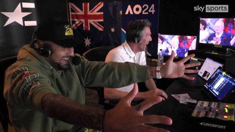 ‘Daniil Federer…. how are you?!’ | Nick Kyrgios commentates on the men’s Australian Open final | Video | Watch TV Show